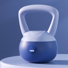 빼다 슬라임 스윙 소프티 케틀벨 홈트 근력운동기구, 블루, 12kg, 1개