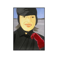 알렉스카츠 인물화 대형 프레임 캔버스섹션 인테리어 남성 여성 8명 모델, D. 샴페인골드, 7
