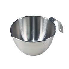 한일STS 스텐레스304 손잡이 계량컵믹싱볼 500ml, 단일옵션, 1개