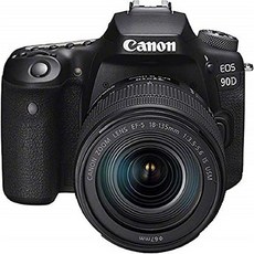 [독일] 599195 Canon EOS 90D single lens reflex camera (32.5 MP 7.7 cm (3 inch)/EOS M6 Mark II system, EOS 90D + EF-S 18-135mm f/3.5-