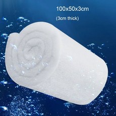 아쿠아리움 필터 초강도 생화학 면 스펀지 어항용 거품 스키머, 1개, 14.White 100x50x3cm