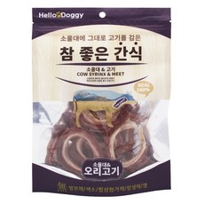 참좋은간식 소울대 강아지 간식 80g, 오리고기맛, 3개 - 오리울대