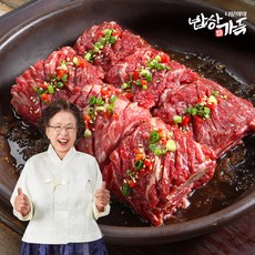 [나문희의 밥상가득] 수제 포갈비 600g 6팩 총 3.6kg 소갈비, 단품:단품