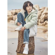 [국내 매장판] 탑텐 키즈 아동 리버시블 덤블보아 패딩 점퍼 MKC4JP3921 746892