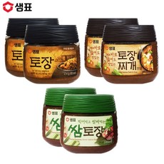 예이니식품 샘표 토장+토장찌개양념+쌈토장 인기3종 각2개씩 세트(총6개x450g), 6개, 450g