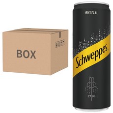 Schweppes 舒味思 蘇打汽水, 英國品牌, 無糖無熱量, 百搭調酒 24罐, 330ml