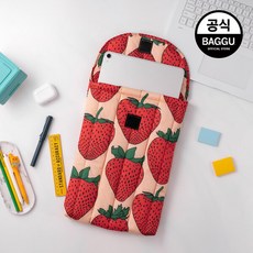 BAGGU 바쿠 노트북파우치 16인치 스트로베리