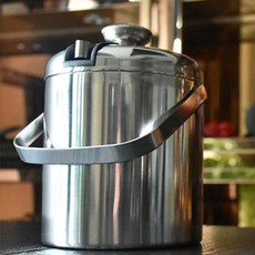 이중 벽 스테인레스 스틸 단열 아이스 버킷 홈 바 칠링 맥주 샴페인 와인에, 1개