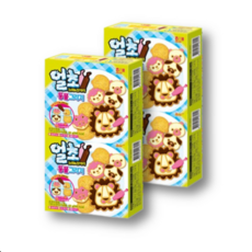 해태 얼초 동물그리기 초콜릿만들기 52g x 4개세트, 8개