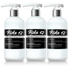 탑라이브 피데12 Fide 12 바디워시, 3개, 300ml