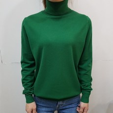 디바스타 여성용 촉감왕 소프트 울 폴라 니트