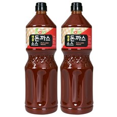 바로소스 매콤돈까스 소스 2kg (2병) 매운 양념 돈가스 경양식 매콤 업소용, 1개