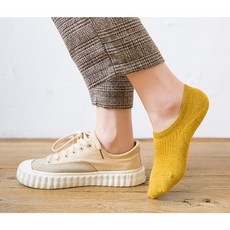 [사수바리]여성덧신 비비드 골지 덧신 10종