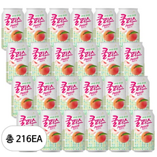동원 마시는유산균 쿨피스 복숭아맛, 350ml, 216개