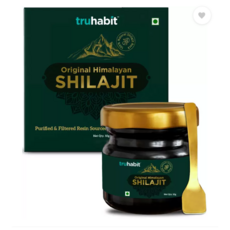 TruHabit Original Himalayan Shilajit Resin Natural Stamina Booster Pure & Tested Sex Wellness, 1개, 10g