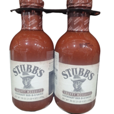 STUBBS 스텁스 스모키 바베큐 소스 1.02kg X 2개 / 미국