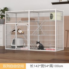 고양이철망 고양이 대형 졸힙식 무도장 62x48x80 애견샵 3층 B대형 고양이철장 단열
