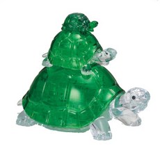 3D 크리스탈 퍼즐 거북이가족(2 Turtles)