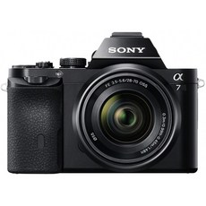 이태리 소니 알파 7K - 셀 28-70Mm 교환 렌즈와 미러리스 디지털 카메라 키트 24.3Mp Exmor 풀 프레임 C, 단일옵션