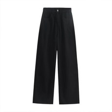 하이웨이스트 데님 플레어 팬츠~5XL