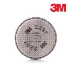 3M 2297 방진필터 [1봉2개입] /6000시리즈, 단일 수량