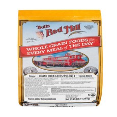 25 Pound Bob's Red Mill Organic Corn Grits/Polenta 25 Pound 11339.8g Bob 's Red Mill 유기농 옥수수 가루 /, 1