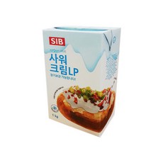베이킹파티 선인 사워크림 LP 1kg, 아이스박스구매하지않음