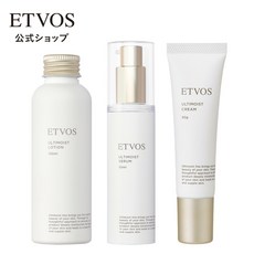 일본화장품 Etvos ETVOS 에센스 세럼 화장수 스킨 토너 크림 세트 니아신 아미드 인간형 세라미드 민감한 보습 알코올 프리 저자극 변동 건조, 1개