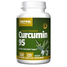 자로우포뮬러스 Curcumin 95 커큐민 500mg 비건 글루텐프리 베지 120정, 1개