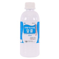 이소프로필 알콜 70% 250ml, 1개 - 이소프로판올