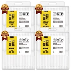 국민패드 프리미엄 특대형 115g 60매 애견 강아지 방수 배변패드 추천 용품, 4개, 15개입 - 국민패드