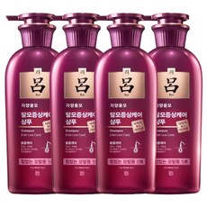 려 자양윤모 탈모증상케어샴푸 힘없는모발용400ml 4개