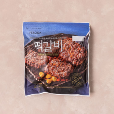 피코크 떡갈비, 450g, 1개