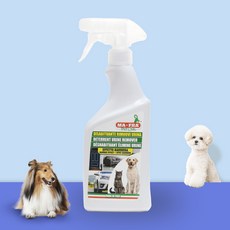 강아지 배변기피제 오줌냄새제거제 이태리에서 안전성 인증 마프라펫 우리나 500ml, 1개