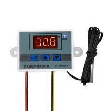 Meterk XH-W3002 마이크로 컴퓨터 디지털 온도 컨트롤러 지능형 디스플레이 제어 스위치, 12V 120W, 1개
