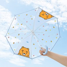 카카오프렌즈 키즈 투명 우산 장마 여름