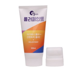 수성페인트 달나라 롤러페인트 붓 가구보수 도색 벽지페인트, 단품, 1개, 200ml