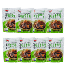 일가집 마늘쫑무침 500g 밑반찬, 8개