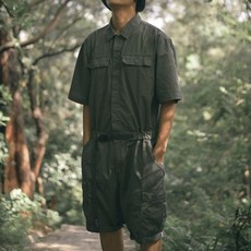 남녀공용반팔반바지점프수트