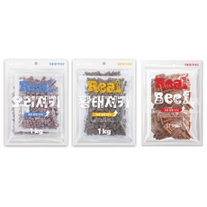 인네이처 리얼 황태 저키 1kg, 1개 - 강아지간식하루올데이북어트릿