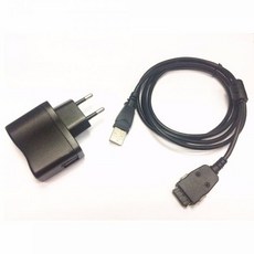USB AC 전원 충전기 어댑터 및 PC 코드 삼성 YP-Q2 YP-P3 YP-S3 YP-T10 YP-K3 MP3 MP4 미디어 플레이어용, 미국, 1개