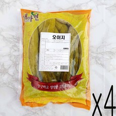 새마원 국내산 통 오이지 오이절임, 2kg, 4개