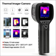 TOOLTOP 휴대용 적외선 열화상 카메라 내장 충전식 배터리 열 스코프 ET692A 32x32-20 ℃-300 ℃, 1) HT-175