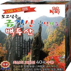 영상 USB 재생용 음반음반 40곡 보고싶은 영상가요 DVD USB 재생용 음반 금강산 백두산 동영상 - usb동영상재생