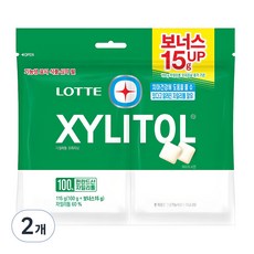 롯데자일리톨 오리지날 껌 리필, 115g, 2개