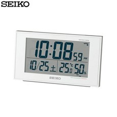 TANC세이코 SEIKO clock 자명종 전파 디지털 시계 온도 습도 BC402W 1개