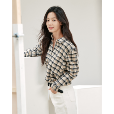 [갤러리아] 지오다노[진주점][여] 플란넬 체크 셔츠 (05340911)