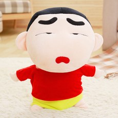 수면 애착 유리토끼인형 짱구 반려견 동물 흰둥이 크레용 Xiaoxin, 샤 오신 홍이 + 1 미터cm