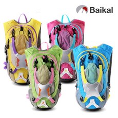 바이칼 [BAIKAL] NEW 카스피 18L 싸이클배낭 (레인커버포함) 자전거가방, 옐로우
