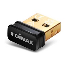 Edimax WiFi 4 802.11n PC용 어댑터 xx 무선 N150 나노 USB 동글 150Mbps 작은 Win11 플러그 앤 플레이 MAC 맥 OS Linux EW-7811